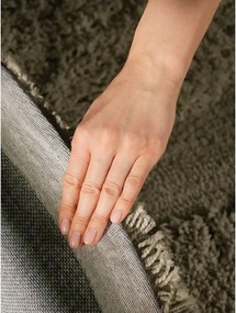 Kaki ručne tkaný okrúhly koberec ø 160 cm Lambeth Jasper – Ted Baker