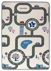 Rolovacia podložka pre deti Kinder 120x178 cm - mesto
