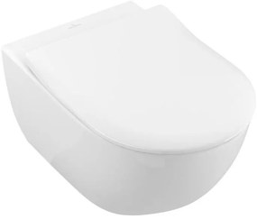 Villeroy & Boch 5614R201 - Závesné WC s toaletným sedadlom SoftClose SUBWAY keramika/biela