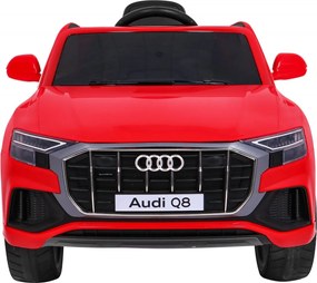 Ramiz Audi Q8 Lift na batérie pre deti Červené SUV + diaľkové ovládanie
