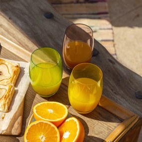 Poháre Tumbler žlté 460 ml 6 ks - Optima Glas Lunasol - 322832