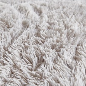 Svetlosivé mikroplyšové obliečky Catherine Lansfield Cuddly, 135 x 200 cm