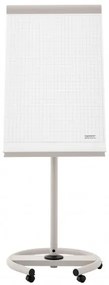 Flipchart Magnetoplan De Luxe 68 x 97 cm, mobilný, sivá / biela