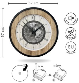 Nástenné hodiny ø 57 cm Jacob – Styler