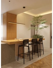 MAXLIGHT P0310 - LED Luster na lanku TRIO LED/12W/230V čierna