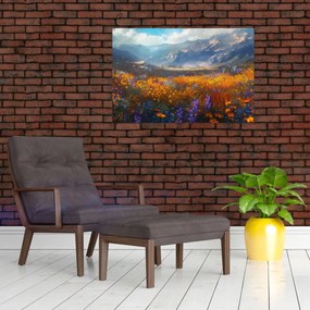 Obraz - Maľovaná horská krajina II. (90x60 cm)