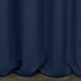 ZATEMŇOVACÍ ZÁVES NA KRÚŽKOCH ADLEY 135X250 CM TMAVOMODRÁ