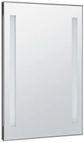 Aqualine Aqualine, LED podsvietené zrkadlo 50x70cm, gombíkový vypínač, ATH5