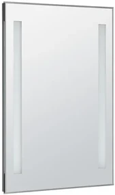Aqualine Aqualine, LED podsvietené zrkadlo 50x70cm, gombíkový vypínač, ATH5