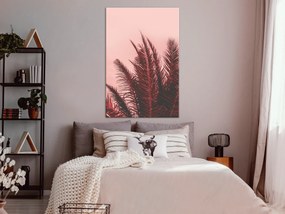 Artgeist Obraz - Palm Trees at Sunset (1 Part) Vertical Veľkosť: 40x60, Verzia: Na talianskom plátne