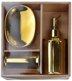 Sada kúpeľňových doplnkov Ciri, zlatá