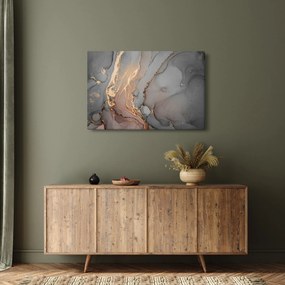 Obrázok - Šedo-zlatý mramor (90x60 cm)