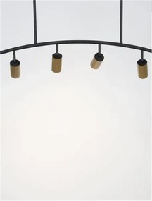 LED luster Pogno 965 čierne