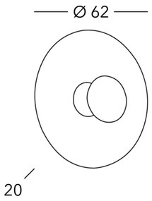 Kolarz 0415.61XL.3.Ch - Nástenné svietidlo LUNA 1xE27/100W/230V 24K zlatý