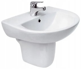 Cersanit President, nástenné umývadlo 55x45,5x19 cm, biela, K08-007