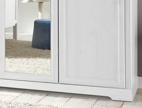 Šatníková skriňa Jasmin, 264 cm, borovica, dub anderson