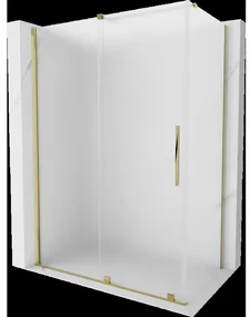 Mexen Velar posuvná sprchová kabína 130 x 70 cm, matné, zlatá - 871-130-070-31-50