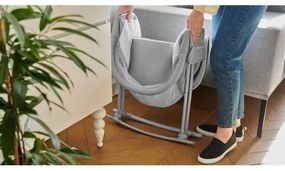 KINDERKRAFT - Postieľka detská 3v1 LOVI šedá