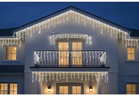 Vianočné svetielka LED záclona FLASH studená biela 300 LED