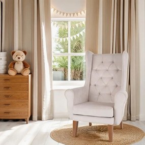 Kreslo Ušiak Chesterfield s taburetom 1-3 dny