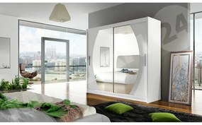 Skriňa London IV, Farby: kašmír, Osvetlenie: osvetlenie LED RGB - farebné