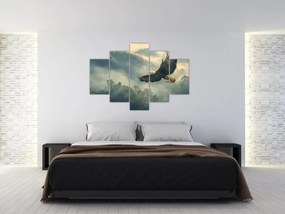 Obraz - Letiaci orol (150x105 cm)