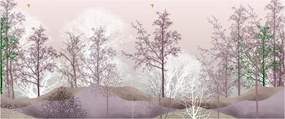 Obraz lesa (120x50 cm)