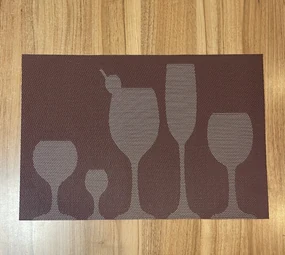 Podložka Deluxe pod tanier food hnedá 35x45cm TiaHome