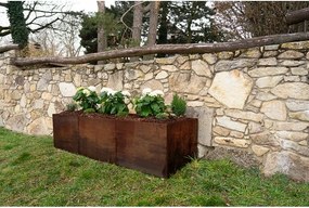 Alto Vyvýšený záhon 69 x 204 x 52 cm, corten CORGARDEN 1011
