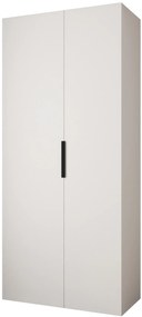 Šatníková skriňa 110 cm Carmela 40-4 (biela + čierna). Akcia -20%. Vlastná spoľahlivá doprava až k Vám domov. 1126637