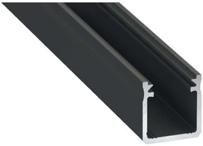 Led-Labs LED profil LUMINES typ Y čierny elox 1m