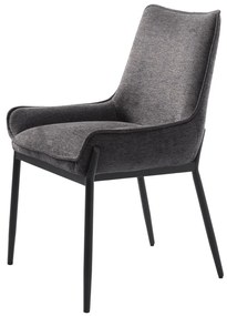 Tmavosivá jedálenská stolička Calgary – Unique Furniture