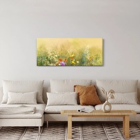 Obraz - Maľovaná lúka (120x50 cm)