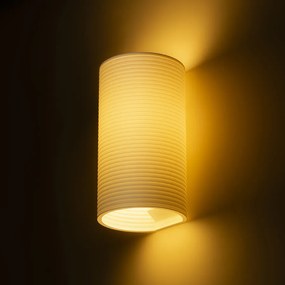 RENDL R13997 CALLUM nástenná lampa, dekoratívne biela Eco PLA