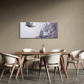 Obraz - Kreslené motýle (120x50 cm)
