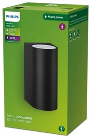 Philips - Vonkajšie nástenné svietidlo NIGHTINGALE 2xGU10/35W/230V IP44