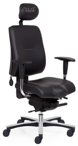 Zdravotná stolička Vitalis Balance XL, čierna