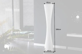 Stojacia lampa Paris 180cm biela