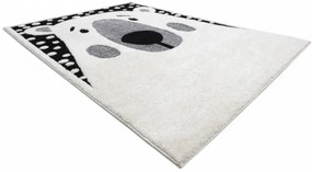 Koberec JOY Teddy krém / čierny