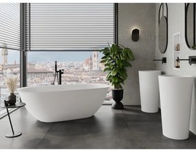 Mexen Siena, voľne stojaca vaňa z konglomerátu 170 x 80 cm, biela matná, 57291708000