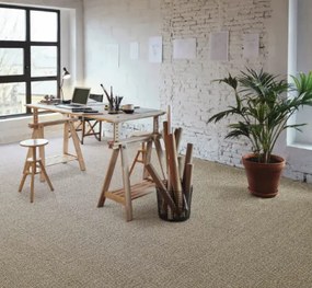 Koberce Breno Metrážny koberec RE-TWEED 32, šíře role 400 cm, béžová, viacfarebná