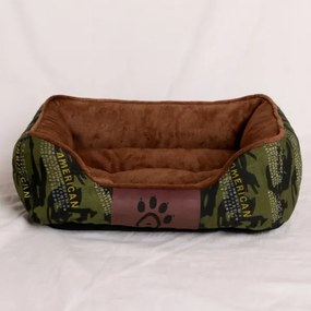 Pelech pre psa / mačku L - Maskáč - zelený