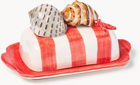 Ručne maľovaná maselnička Shell