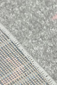 Detský koberec Kiddy 5075GP sivý