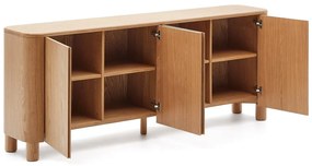 Komoda v dekore jaseňa v prírodnej farbe 200x79x40 cm Salaya – Kave Home