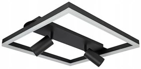 LED Stropné svietidlo LED/38W/230V + 2xGU10/30W čierna