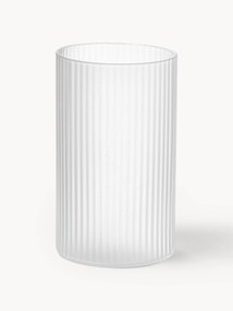 Ručne fúkané malé poháre na kokteily's reliéfnym vzorom Ripple, 4 ks, 140 ml