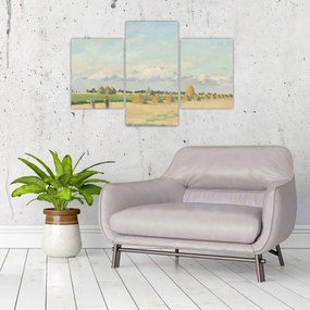 Obraz - Camille Pissarro, Landscape, Ile de France, reprodukcia (90x60 cm)