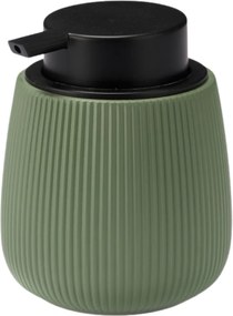 Dávkovač mydla Stripe, zelená/s čiernymi prvkami