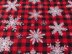 XPOSE® Bavlnené Renforcé obliečky ZIMNÉ KÁRO